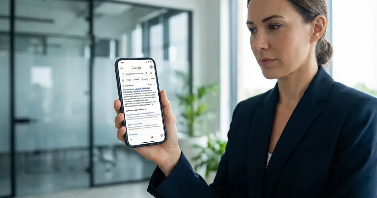 How AI Overviews Affect Business Visibility in Google Search - Blog Post Image