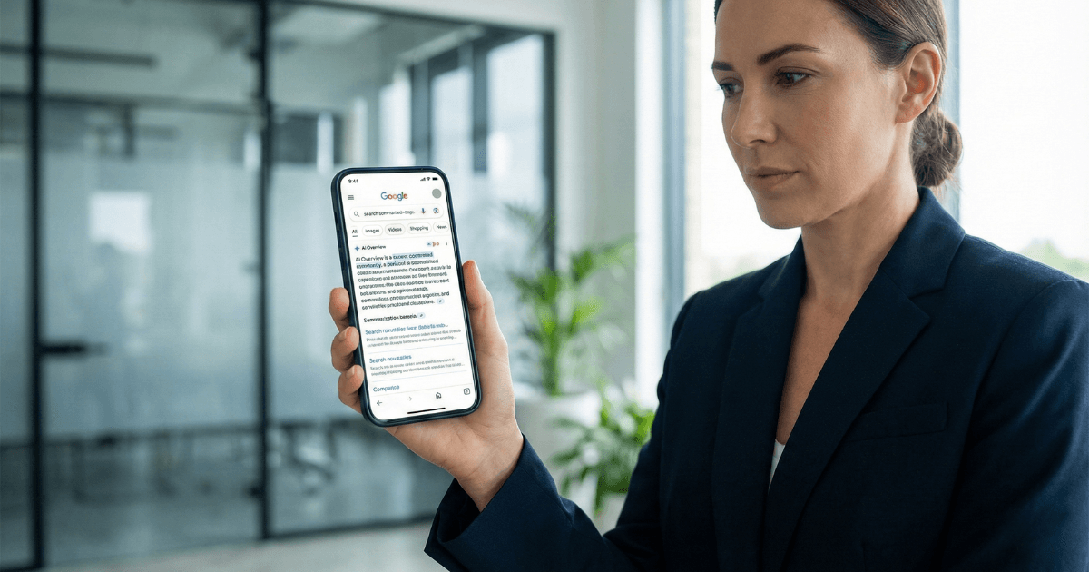 How AI Overviews Affect Business Visibility in Google Search - Blog Post Image