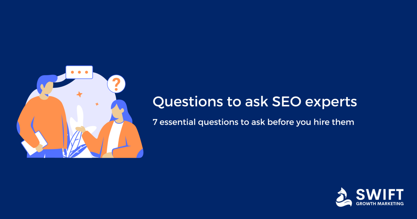 questions to ask SEO experts