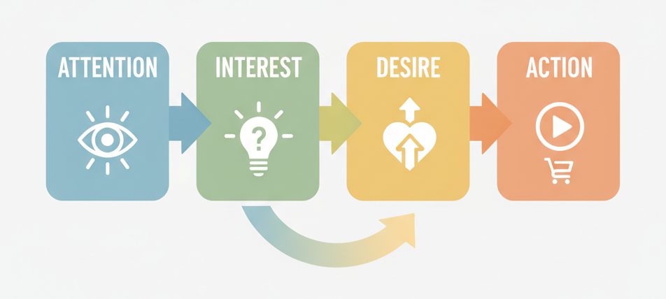 AIDA Storytelling Model