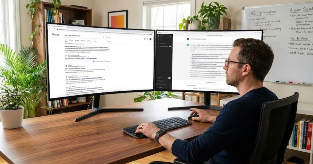 Answer Capsule Optimization The 72% Citation Advantage AI Search Demands - blog post image