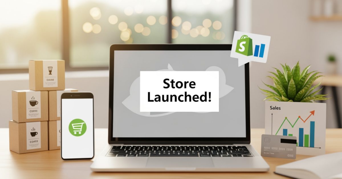 Shopify store launch
